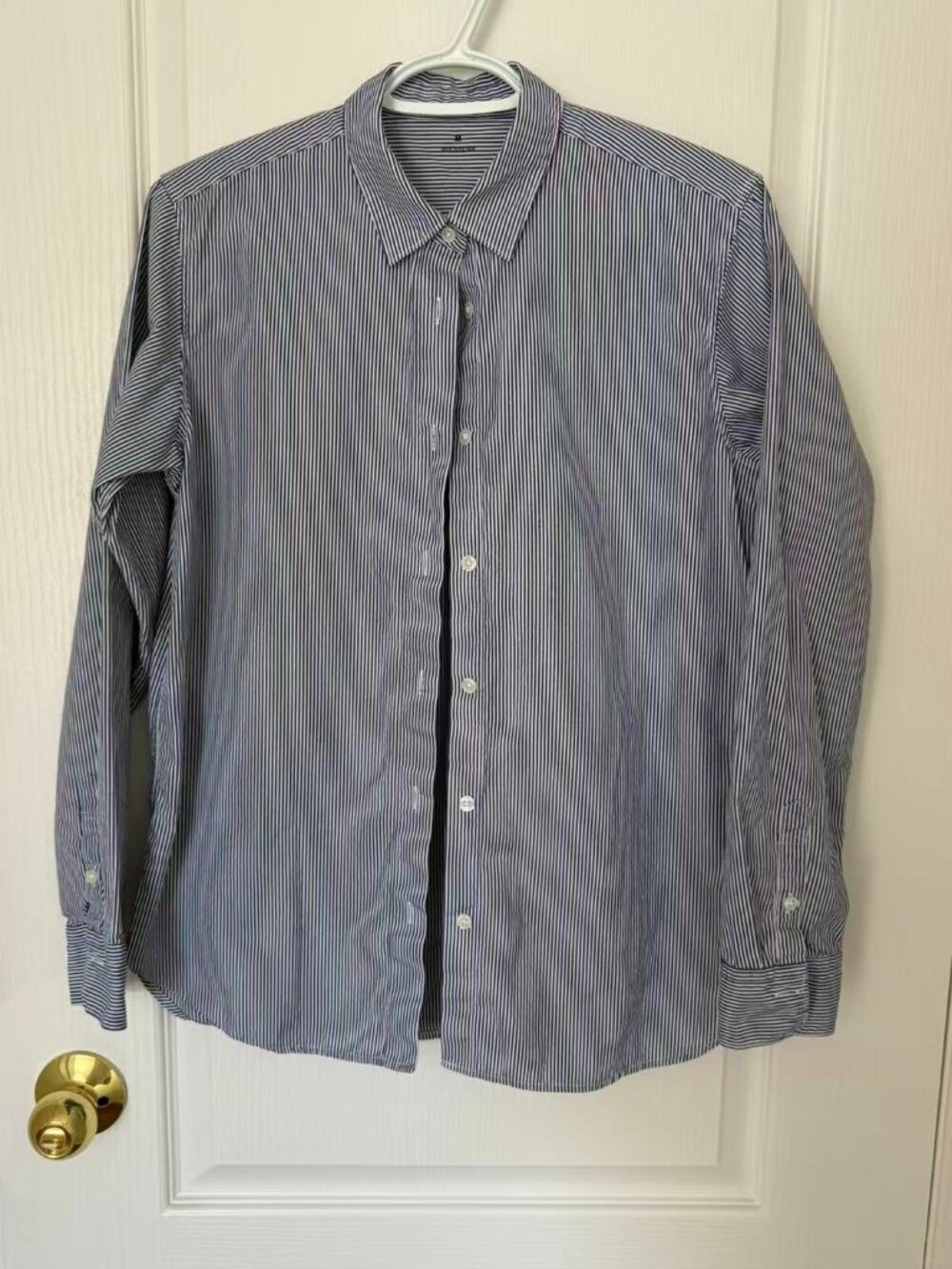 NWOT, MUJI long-sleeve button-down shirt